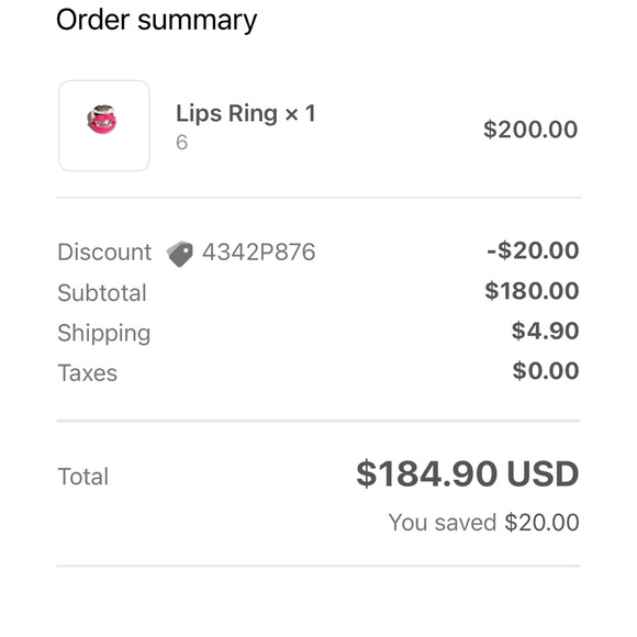 Mea Culpa Lip Ring - Picture 2 of 4